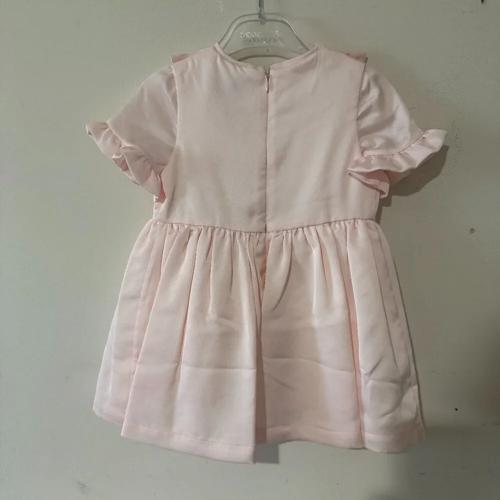 NWT Hucklebones Silk Bow Dress - 4Y